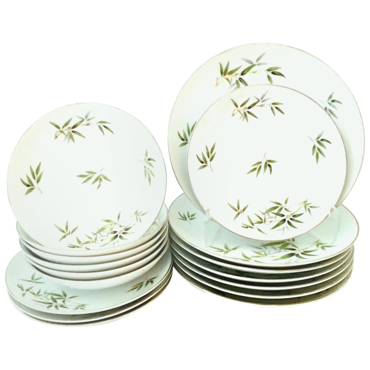 1930'S Japanese Porcelain Dinnerware Set By, Noritake S/12 For Sale at 1stdibs 1930'S Japanese Porcelain Dinnerware Set By, Noritake S/12 For Sale at 1stdibs
