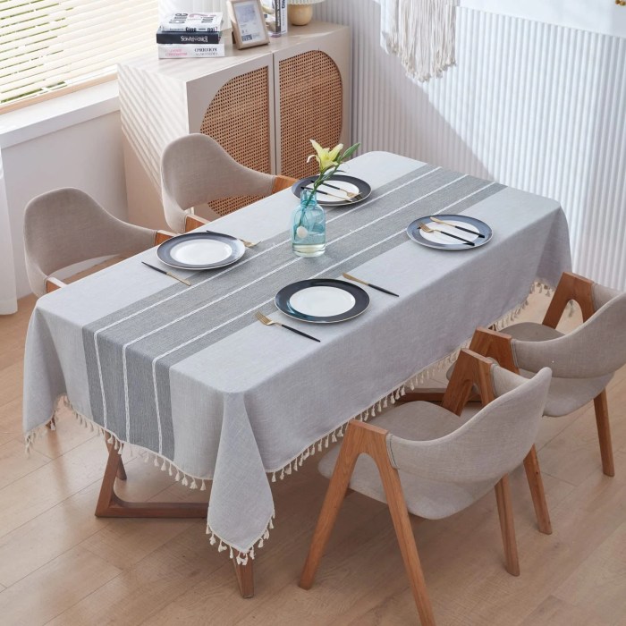 Latitude Run® Ellakate Rectangle No Pattern Cotton Tablecloth | Wayfair Latitude Run® Ellakate Rectangle No Pattern Cotton Tablecloth | Wayfair